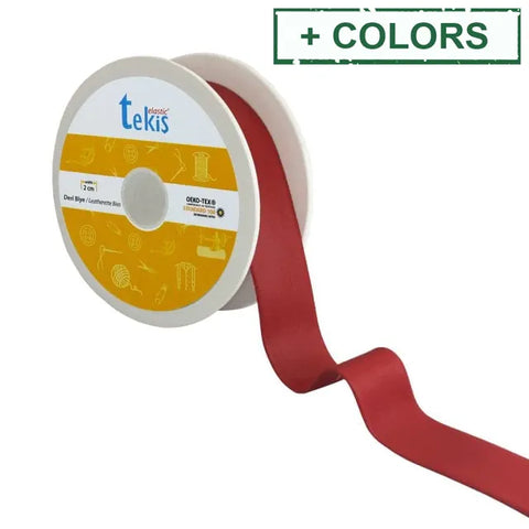 Tekis Cotton Bias Tape 20mm – Quality Fabric Binding Tape for Sewing, Edging & Finishing Tekis Cotton Bias Tape 20mm – Quality Fabric Binding Tape for Sewing, Edging & Finishing