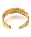 Textured 304 Stainless Steel Open Cuff Ring Textured 304 Stainless Steel Open Cuff Ring