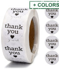 Thank You Stickers, 25mm Thank You Stickers, 25mm