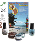 CARIBBEAN Themed Glitter Tattoo Kit Themed Glitter Tattoo Kit