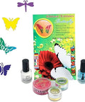BUTTERFLY Themed Glitter Tattoo Kit Themed Glitter Tattoo Kit