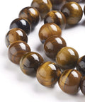 Tiger Eye Round, 10mm Tiger Eye round 10mm