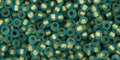 250 grams TOHO - Round 11/0 : Gold-Lined Frosted Aqua TR-11-995F (250g) TOHO - Round 11/0 : Gold-Lined Frosted Aqua TR-11-995F (250g)