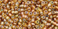 250 grams TOHO - Round 11/0 : Gold-Lined Rainbow Topaz (250g) TOHO - Round 11/0 : Gold-Lined Rainbow Topaz (250g)