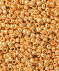 TOHO - Round seed beads 15/0 : Metallic 24K Gold Plated TR-15-712 TOHO - Round seed beads 15/0 : Metallic 24K Gold Plated TR-15-712
