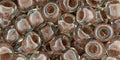 INSIDE CRYSTAL / ANTIQUE PLUM LINED TOHO Round Seed Beads 3/0 5.5mm Japanese Glass Beads TOHO Round Seed Beads 3/0 5.5mm Japanese Glass Beads