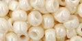 OPAQUE LUSTERED LIGHT BEIGE TOHO Round Seed Beads 3/0 5.5mm Japanese Glass Beads TOHO Round Seed Beads 3/0 5.5mm Japanese Glass Beads