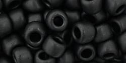 OPAQUE FROSTED JET TOHO Round Seed Beads 3/0 5.5mm Japanese Glass Beads TOHO Round Seed Beads 3/0 5.5mm Japanese Glass Beads