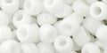 OPAQUE WHITE TOHO Round Seed Beads 3/0 5.5mm Japanese Glass Beads TOHO Round Seed Beads 3/0 5.5mm Japanese Glass Beads