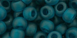 TRANSPARENT FROSTED TEAL TOHO Round Seed Beads 3/0 5.5mm Japanese Glass Beads TOHO Round Seed Beads 3/0 5.5mm Japanese Glass Beads