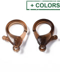 Transparent Acrylic Lobster Claw Clasps, 25.5x18x6mm Transparent Acrylic Lobster Claw Clasps, 25.5x18x6mm
