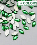 Transparent Faceted Horse Eye Acrylic Hotfix Rhinestone 10x5mm Transparent Faceted Horse Eye Acrylic Hotfix Rhinestone 10x5mm