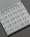 Transparent Plastic Bobbins, Sewing Thread Holders, for Sewing Tools, Clear Transparent Plastic Bobbins, Sewing Thread Holders, for Sewing Tools, Clear