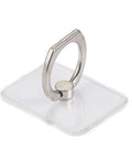 Transparent Plastic Cell Phone Ring Holder, 360 Degree Rotation, Alloy Finger Grip Stand Holder Transparent Plastic Cell Phone Ring Holder, 360 Degree Rotation, Alloy Finger Grip Stand Holder