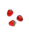 STRAWBERRY Transparent Resin Fruit Pendants Transparent Resin Fruit Pendants