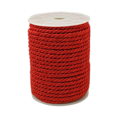 RED Twisted Nylon Thread, 5mm thick, about 16 meters Twisted Nylon Thread, 5mm thick, about 16 meters
