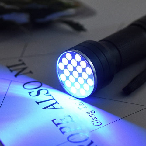 UV Flashlight, 395nm, Ultraviolet Light Detector, for UV Glue Curing UV Flashlight, 395nm, Ultraviolet Light Detector, for UV Glue Curing