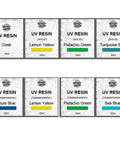 SOLID TURQUOISE BLUE UV Resin Colors 30ml Resin UV Resin Clear Hard 30ml  
