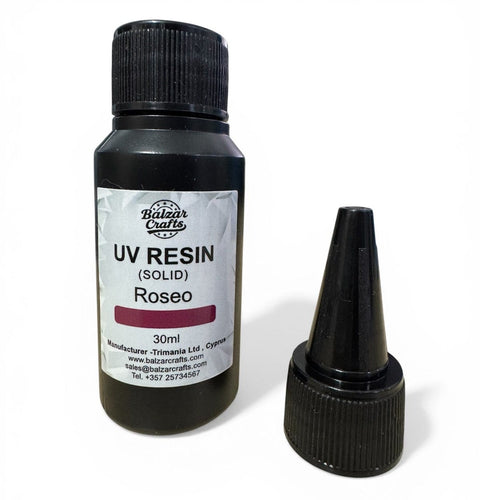 SOLID ROSE UV Resin Colors 30ml Resin UV Resin Clear Hard 30ml  