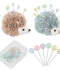 Velvet & Cotton Plush Toys, Hedgehog Needle Cushions, with Iron Head Pins Velvet & Cotton Plush Toys, Hedgehog Needle Cushions, with Iron Head Pins