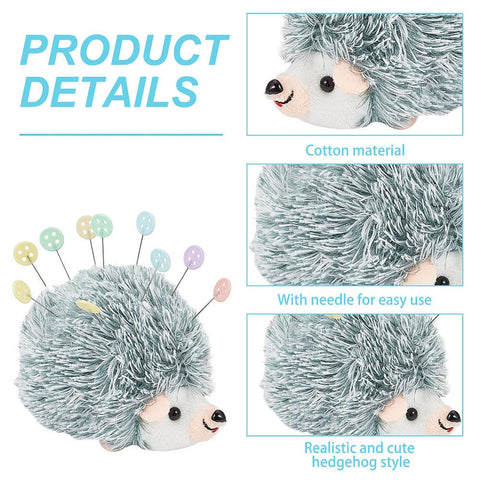 Velvet & Cotton Plush Toys, Hedgehog Needle Cushions, with Iron Head Pins Velvet & Cotton Plush Toys, Hedgehog Needle Cushions, with Iron Head Pins