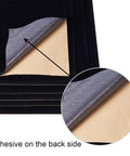 BLACK Velvet Fabric Sticky Adhesive Felt A4 sheet 21cmx30cm Velvet Fabric Sticky Adhesive Felt A4 sheet 21cmx30cm