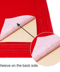 RED Velvet Fabric Sticky Adhesive Felt A4 sheet 21cmx30cm Velvet Fabric Sticky Adhesive Felt A4 sheet 21cmx30cm