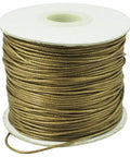 DARK KHAKI Waxed Polyester Beading Cord, 0.5mm Waxed Polyester Cord, Bead Cord, DarkTurquoise Size: about 0.5mm in diameter, about 185yards/roll.