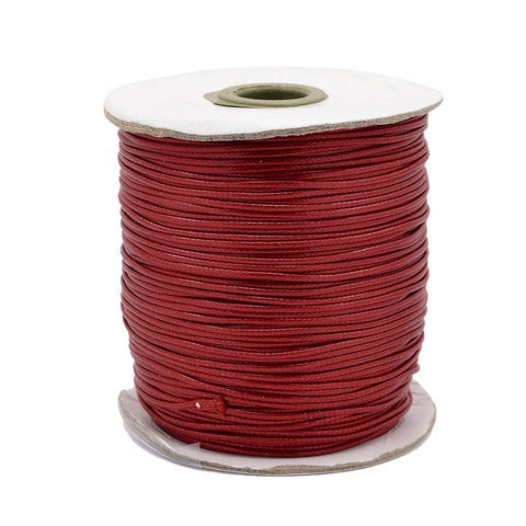 FIREBRICK Waxed Polyester Beading Cord, 0.5mm Waxed Polyester Cord, Bead Cord, DarkTurquoise Size: about 0.5mm in diameter, about 185yards/roll.