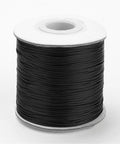 BLACK Waxed Polyester Beading Cord, 0.5mm Waxed Polyester Cord, Bead Cord, DarkTurquoise Size: about 0.5mm in diameter, about 185yards/roll.