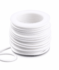 White Korean Waxed Polyester Cord for Jewellery Making – 2mm White Korean Waxed Polyester Cord for Jewellery Making – 2mm