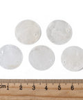 White Smoke Capiz Shell Flat Round Pendants – 20mm White Smoke Capiz Shell Round Pendants 20mm | BalzarCrafts