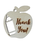 THANK YOU Wood Apples with engraving Best Teacher or Thank you Wood Apples with engraving Best Teacher or Thank you