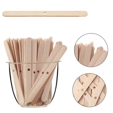 Wood Candle Wick Holder Bar Centering Device for Candle Making Wood Candle Wick Holder Bar Centering Device for Candle Making