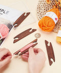 Wood Knitting Loom Shuttles Wood Knitting Loom Shuttles – Smooth, Durable Tools for Weaving & Loom Projects