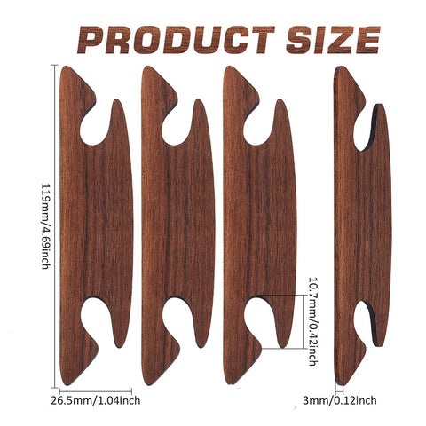 Wood Knitting Loom Shuttles Wood Knitting Loom Shuttles – Smooth, Durable Tools for Weaving & Loom Projects