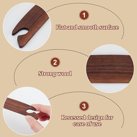 Wood Knitting Loom Shuttles Wood Knitting Loom Shuttles – Smooth, Durable Tools for Weaving & Loom Projects