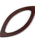 Wooden Bag Handle, Horse Eye Shape, Coconut Brown, 20cm Wooden Bag Handle, Horse Eye Shape, Coconut Brown, 20cm