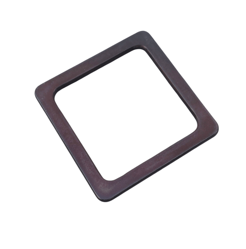 Wooden Bag Handle, Square-Shaped, Chocolate Brown, 14x14cm Wooden Bag Handle, Square-Shaped, Chocolate Brown, 14x14cm