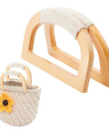 Wooden Bag Handles, D-Shape, 16.5cm Wooden Bag Handles, D-Shape, 16.5cm