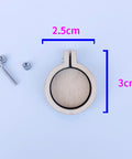 ROUND 30x25mm Wooden Embroidery Hoops, Embroidery Cross Stitch Hoops, Frame Craft Ornaments Wooden Embroidery Hoops, Embroidery Cross Stitch Hoops, Frame Craft Ornaments