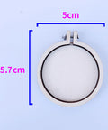 ROUND 57x50mm Wooden Embroidery Hoops, Embroidery Cross Stitch Hoops, Frame Craft Ornaments Wooden Embroidery Hoops, Embroidery Cross Stitch Hoops, Frame Craft Ornaments