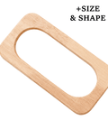 Wooden Handle for Hand-Woven Bags – Natural Wood Bag Accessory for DIY Projects Wooden Handle for Hand-Woven Bags – Natural Wood Bag Accessory for DIY Projects