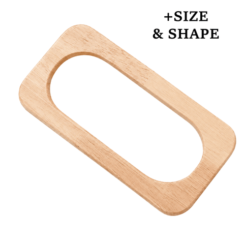 Wooden Handle for Hand-Woven Bags – Natural Wood Bag Accessory for DIY Projects Wooden Handle for Hand-Woven Bags – Natural Wood Bag Accessory for DIY Projects