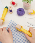 Wooden Seam Rollers, with Plastic Handle, Quilting Patchwork Tool Wooden Seam Rollers, with Plastic Handle, Quilting Patchwork Tool