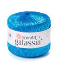 AQUA SEQUIN YarnArt Galassia Yarn | Sparkly Fancy Knitting & Crochet Yarn, Super Fine / Lace Yarn Weight (Weight 0) YarnArt Galassia Yarn | Sparkly Fancy Knitting & Crochet Yarn, Super Fine / Lace Yarn Weight (Weight 0)