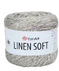 WEATHERED STONE YarnArt Linen Soft Yarn – Cotton Linen Blend for Knitting & Crochet - DK weight (Light #3) YarnArt Linen Soft Yarn – Cotton Linen Blend for Knitting & Crochet - DK weight (Light #3)