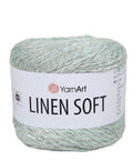 SOFT MINT YarnArt Linen Soft Yarn – Cotton Linen Blend for Knitting & Crochet - DK weight (Light #3) YarnArt Linen Soft Yarn – Cotton Linen Blend for Knitting & Crochet - DK weight (Light #3)