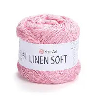 OLD ROSE YarnArt Linen Soft Yarn – Cotton Linen Blend Knitting & Crochet Yarn - DK weight (Light #3) YarnArt Linen Soft Yarn – Cotton Linen Blend Knitting & Crochet Yarn - DK weight (Light #3)