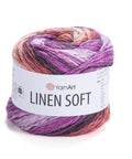 PURPLE MIX YarnArt Linen Soft Yarn – Cotton Linen Blend Knitting & Crochet Yarn - DK weight (Light #3) YarnArt Linen Soft Yarn – Cotton Linen Blend Knitting & Crochet Yarn - DK weight (Light #3)